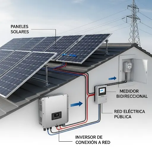 Instalación de sistema solar On-Grid conectado a red eléctrica en Buenos Aires - Exaa Solar