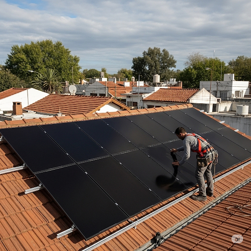 Instalación de paneles solares residenciales